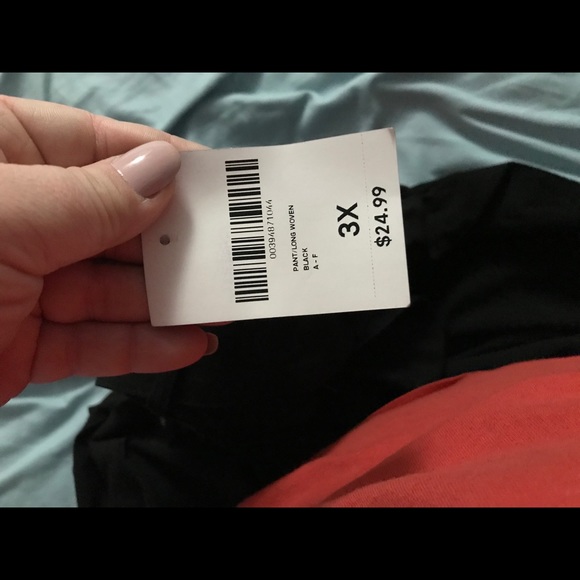 Forever 21 black dress pants size 3X Brand New - Picture 3 of 4